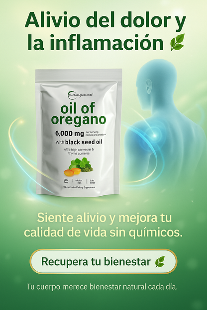 Aceite de Orégano en cápsulas