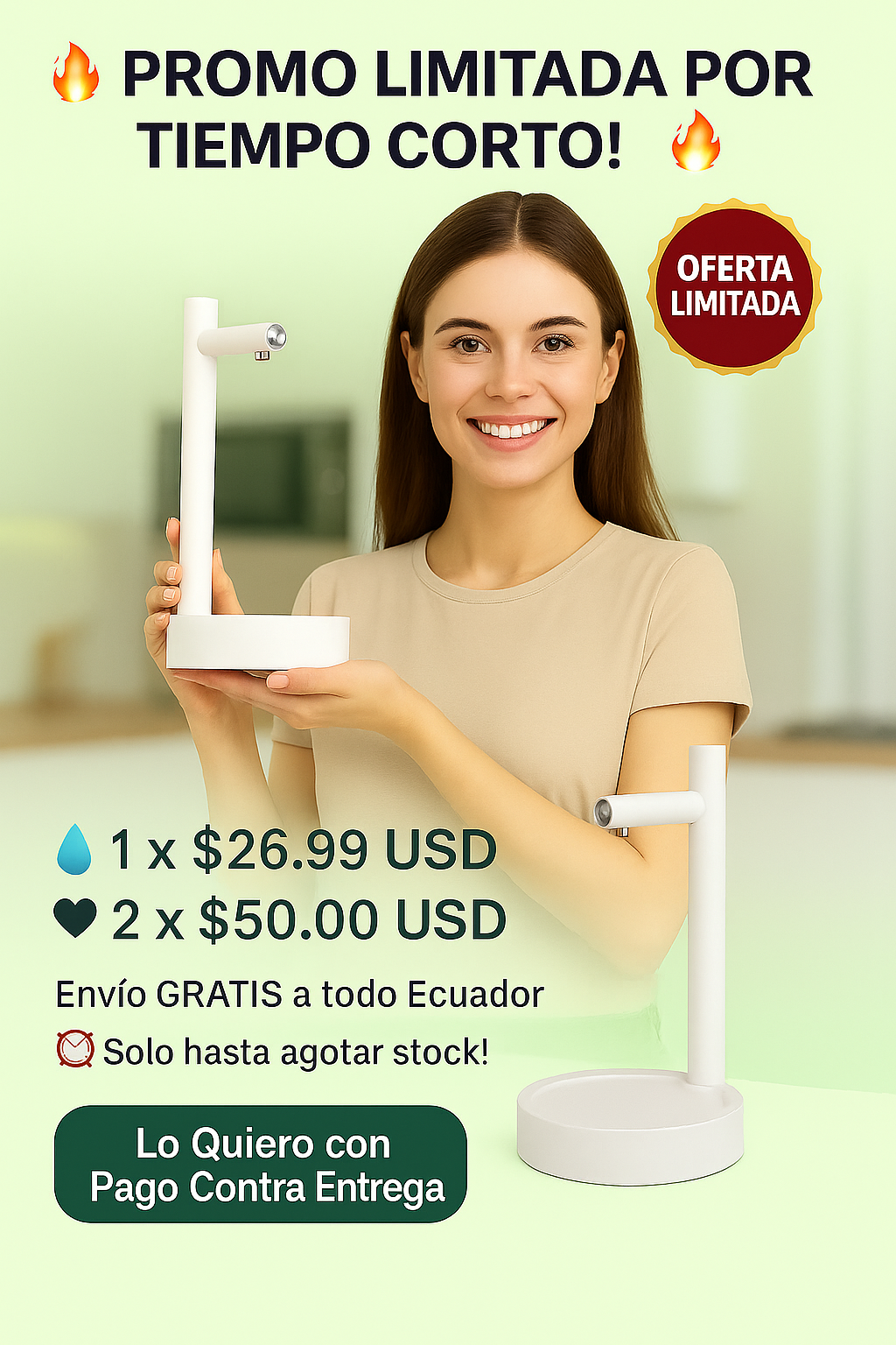 Dispensador de Agua Inteligente - HydroLux 💧✨