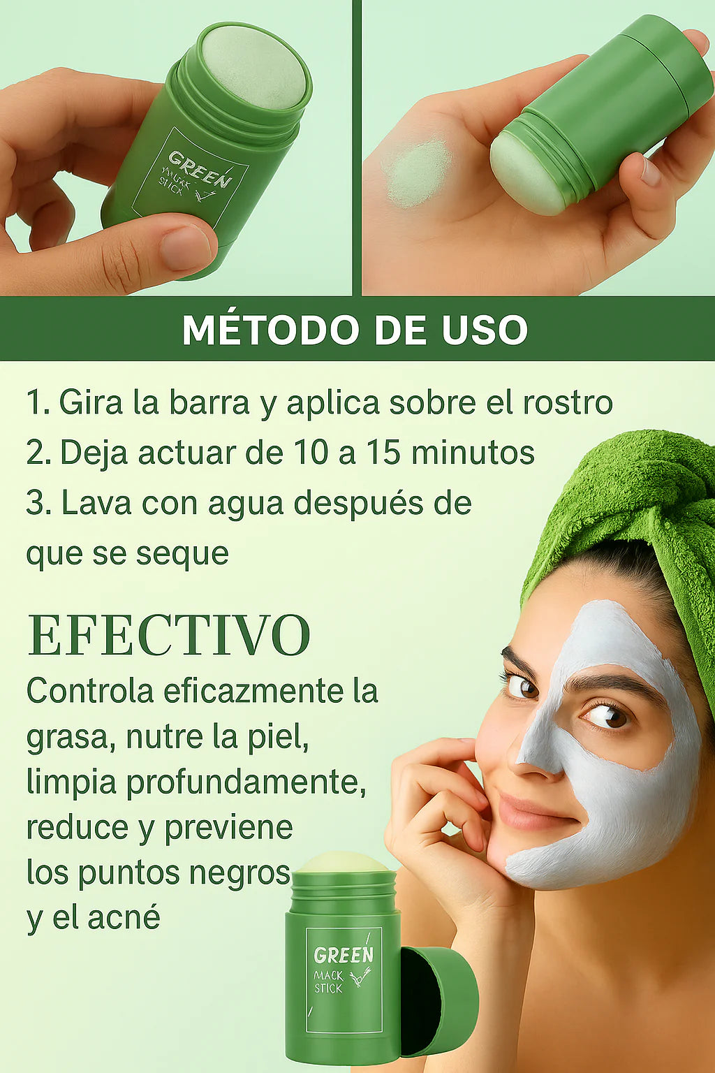 MASCARILLA Facial de limpieza
