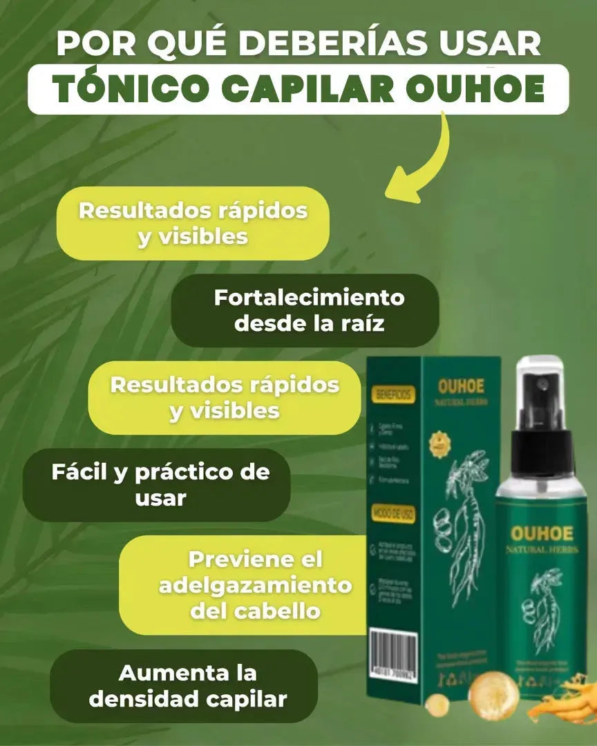 TÓNICO CAPILAR OUHOE-2X1✨
