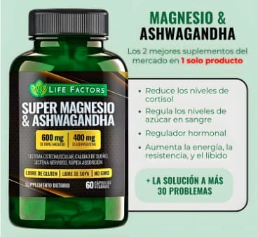 SUPER  MAGNESIO+ASHWAGANDHA