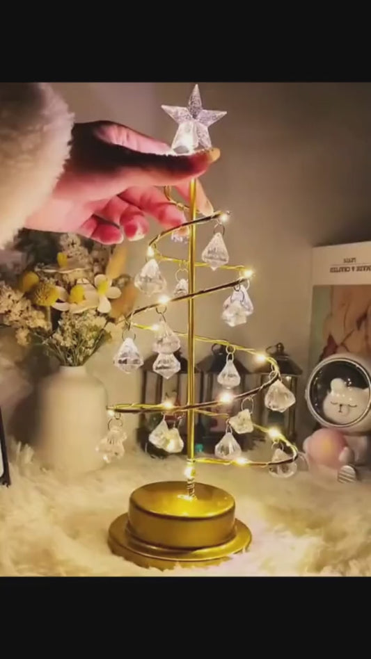 ARBOLITO NAVIDEÑO DE CRISTAL LED - 🌟 ¿Quieres una decoración que realmente deslumbre y haga tu hogar inolvidable esta Navidad?